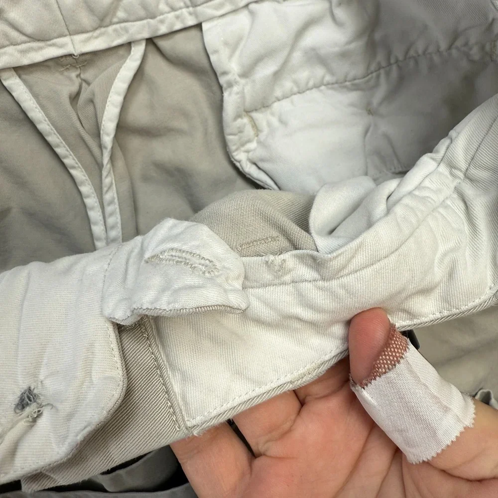 VTG Polo Ralph Lauren Pants Men 38x30 (35x28) Light Beige Prospect Chino Trouser